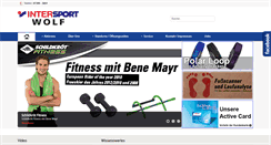 Desktop Screenshot of intersport-wolf.net